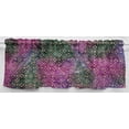 thumbnail image 2 of Batik Tie Dye Curtain Panels by Penny's Needful Things (Set of 2) 63 Inch Long UNLINED (Pink Purple Green Diamond), 2 of 2