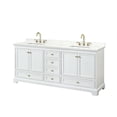 thumbnail image 5 of Wyndham Collection Wcs202080d-Qtz-Us3mxx Deborah 80" Free Standing Double Basin Vanity Set, 5 of 7