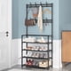 thumbnail image 2 of Rack Organizador Ropa Metálico Zapatera Mueble Perchero Piso, 2 of 8