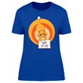 thumbnail image 1 of Happy Cats Day Orange Cat Tee Women's -Image by Shutterstock, 1 of 1