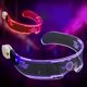 thumbnail image 2 of Gafas luminosas LED de colores, gafas de sol brillantes, gafas de ciencia ficción, Festival de Música, Bar, KTV, fiesta de neón, decoración de Halloween, 2 of 4