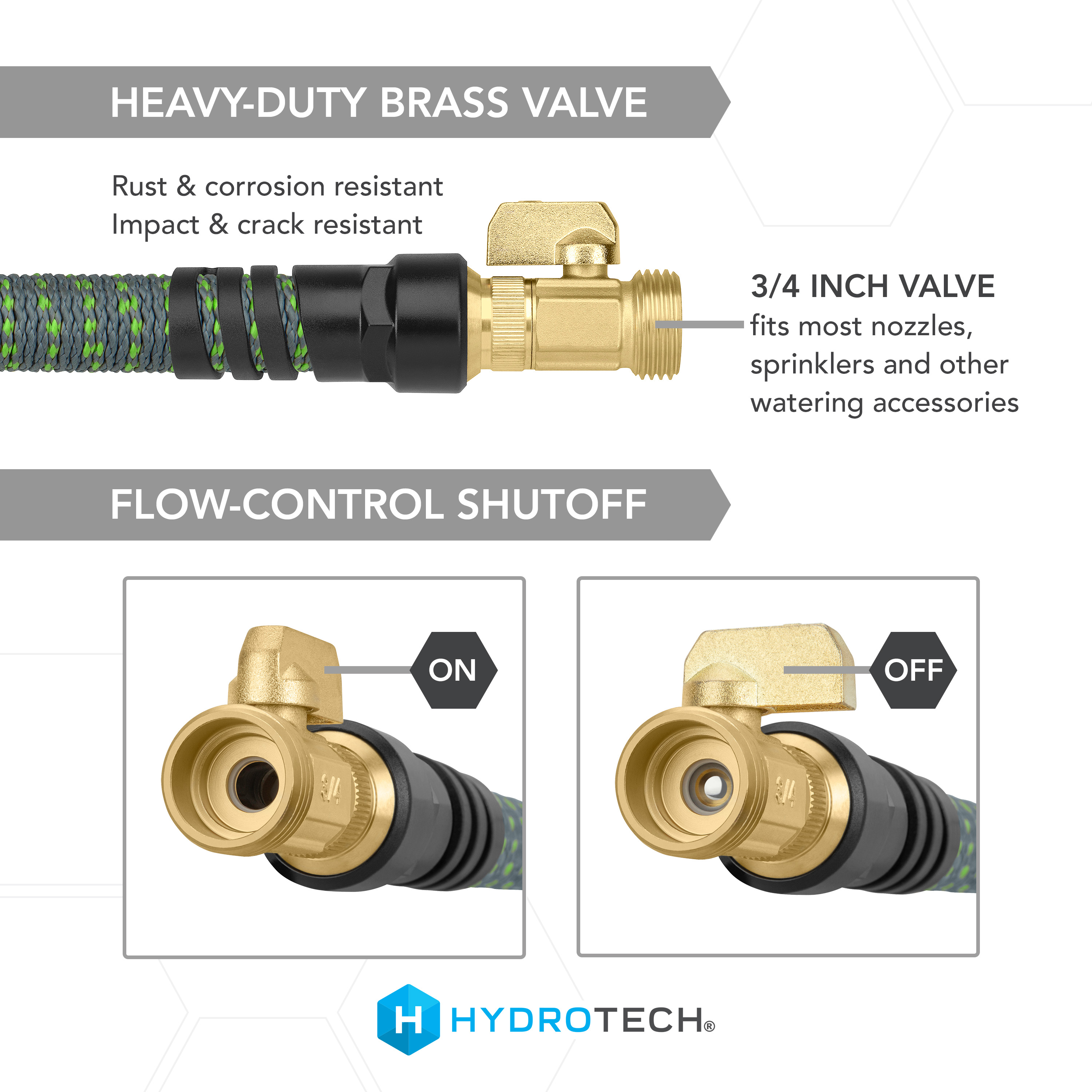 Hydrotech Burst-Proof Expandable Garden Hose, 50 ft., 5/8" photo 3