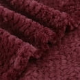 thumbnail image 5 of PiccoCasa Soft Microfiber Plush Flannel Blanket Luxury Bed Blanket, Burgundy Pet (30"x40"), 5 of 6