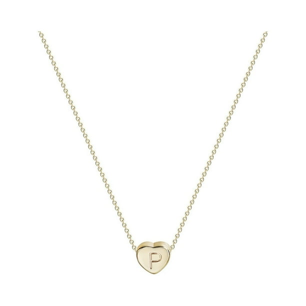 Collar para mujer, joyería para mujer, joyería de moda para mujer, regalo para mujer, 26 collares con colgante de cadena con nombre y letras en inglés, joyería, collares de moda.