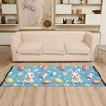 thumbnail image 2 of Yayeee Runner Rug for Bedroom 2'x6' Machine Washable Hallway Non Slip Mat, Easter Bunny Pattern, 2 of 8