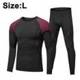 thumbnail image 1 of Thermal Underwear For Men, Base Layer Fleece Lined Insulated--, 1 of 5