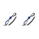 thumbnail image 2 of Yuarrent Clips de liberación rápida para pesca, soporte de red con cordón de bobina, mosquetón de escalada de viaje multiusos, hebilla de Type1 NO1, 2 of 6