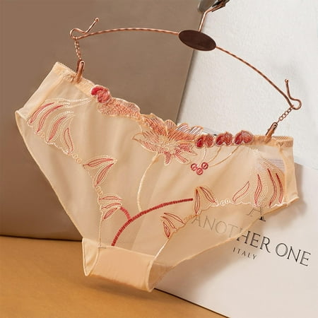 

Leesechin Clearance Womens Briefs Plus Size Cutut Lace Underwear Sexy Hollow Out Lingerie Underpants