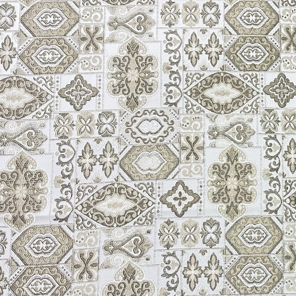 Decora Furnishings Hamadan Inspired Persian Rug Design Luxurious Classic Jacquard Furnishing Fabric for Upholstery Sofa, Craft, Window Treatments - Width 54 inches - Fabric by Yard (Green)