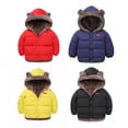 thumbnail image 4 of SILVERCELL Kids Winter Coat Toddler Hooded Warm Fleece Lining Jacket Boys Girls Snowsuit Outerwear with Bear Ears 1-6T, 4 of 4