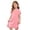 Watermelon Red, variant on Girls Nightgown Sleep Dress Soft Pajamas For Kids Toddler Baby Family Matching Sleepwear Baby Girls Baptism Dress