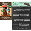 Cybrtrayd Baby Block Pretzel Chocolate Candy Moldwith Our Chocolatier's Guide Instructions Manual