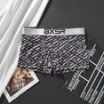 thumbnail image 1 of GXSR Men's Ice Silk Loose Trend Fashion Pattern Pocket Elastic Breathable Comfortable Flat Angled Pants 8 L, 1 of 6