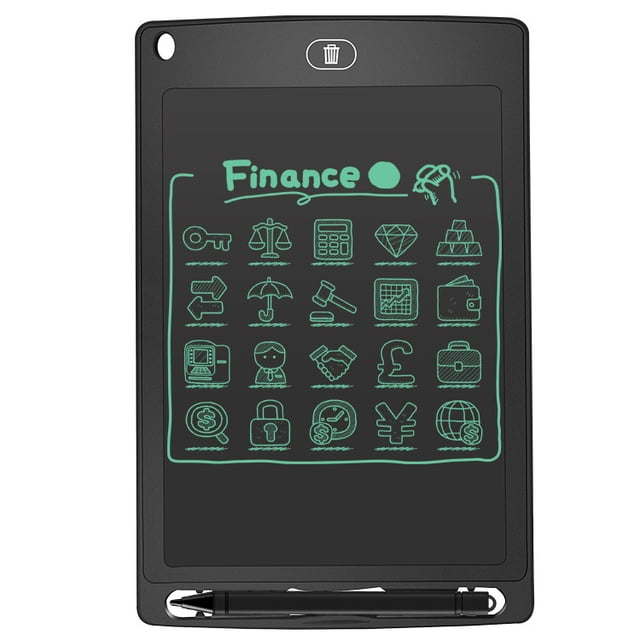 Tablero de escritura LCD de 8,5 pulgadas Tablero de escritura LCD Juguetes para niños Tablero de notas de dibujo de aprendizaje para niños Tablero de escritura