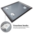 thumbnail image 5 of Mirror Wall Mounted Mirror Rectangle with PS Frame for Living Room Bathroom Bedroom,32"*24",Black, 5 of 6