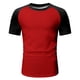 thumbnail image 4 of Pack De Playeras Para Hombre Camisa Navideña De Otoño E Invierno Para Hombre Camisa Superior Con Estampado De Árbol De Navidad En Capas Y Empalme De Colores Mixtos, 4 of 5