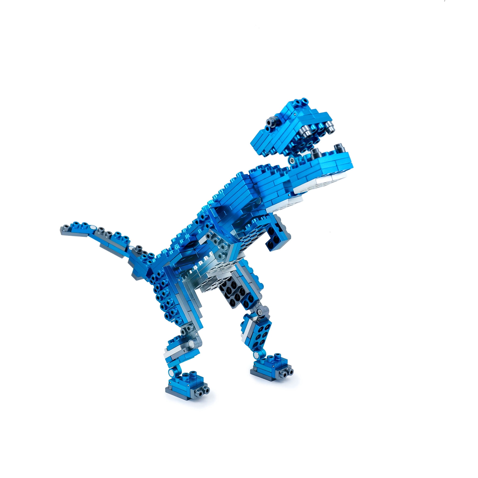 Collector 3-in-1 Series 001 Set Azure Blue T-Rex, Mecha, and Sparrow 290 pcs