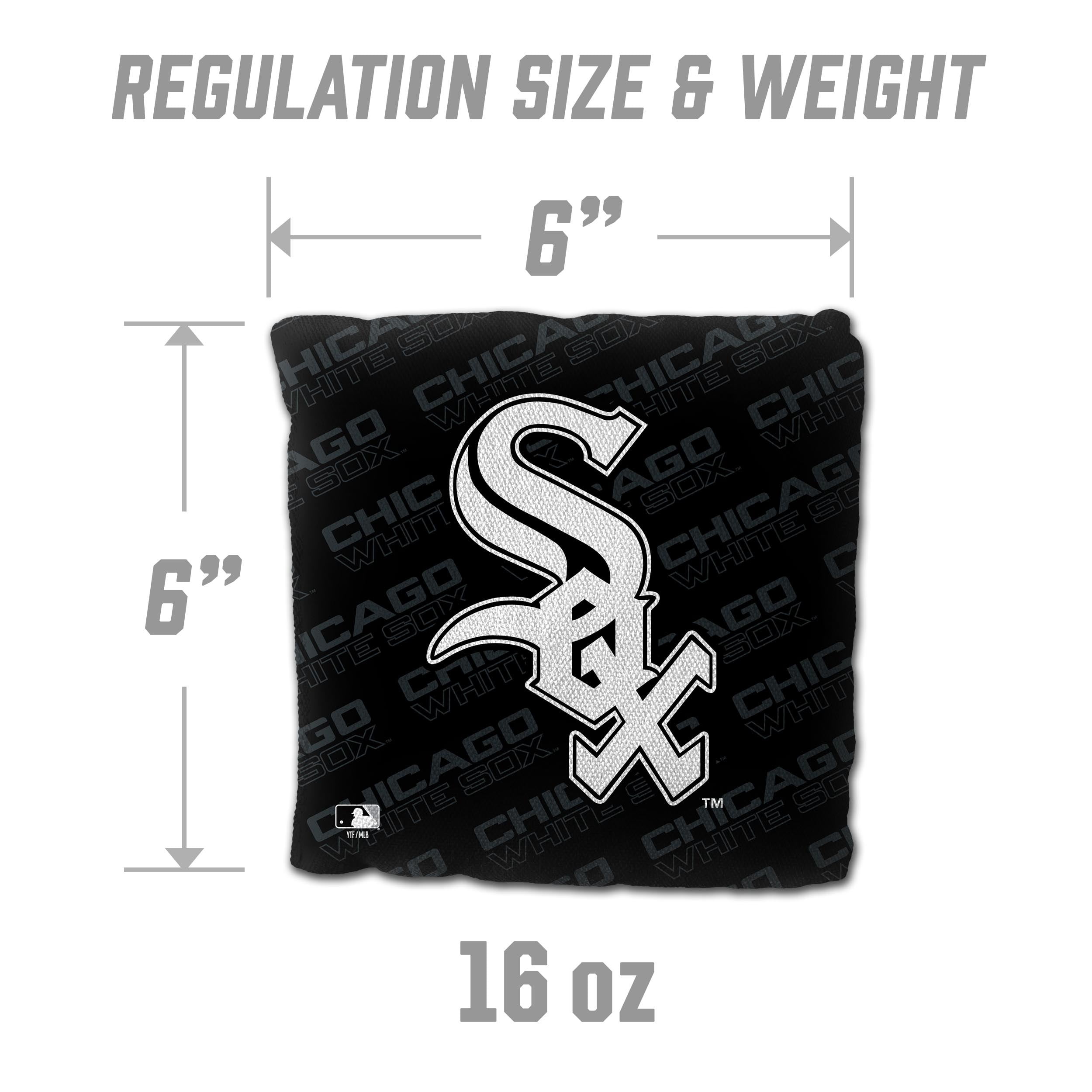 MLB Chicago White Sox Cornhole Bags - 4PK - Black