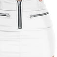 thumbnail image 4 of AMERTEER Jupe en Cuir Pu Crayon Bodycon Courte Mini Jupe Robe, 4 of 6