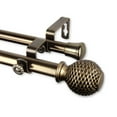thumbnail image 2 of Domovina Abel 13/16" Double Curtain Rod-Color:Antique Brass,Size:66-120", 2 of 3