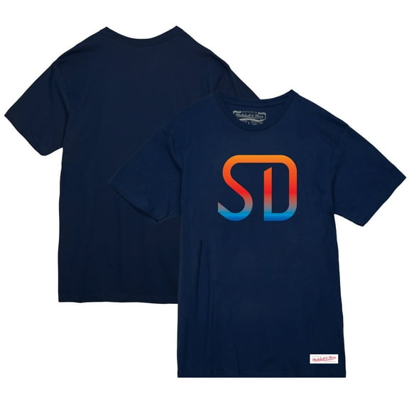 Women's Mitchell & Ness Navy San Diego FC Monogram T-Shirt