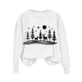thumbnail image 5 of ShiShine Christmas Sweatshirts for Women Trendy Xmas Graphic Crewneck Sweatshirt Loose Casual Long Sleeve Pullover Tops 2025, 5 of 6