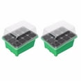 thumbnail image 3 of Iuhan 1Pcs 12 Cells Nursery Pots, 12 Hole Seedling Tray Insert Seeding Case for Planting, Greenhouse, Wheatgrass, Microgreens, Cucumbers, Tomatoes, Herbs, Flowers and Vegetables, 3 of 9