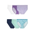 thumbnail image 7 of Fruit of the Loom Women's Cotton Hi-Cut Brief Underwear, 10-Pack, 7 of 7