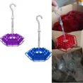 thumbnail image 3 of New Hexagonal Hummingbird Water Dispenser Hummingbird Feeder Hanging Flower Bird Feeder, Water Pipe Feeding (PURPLE), 3 of 7