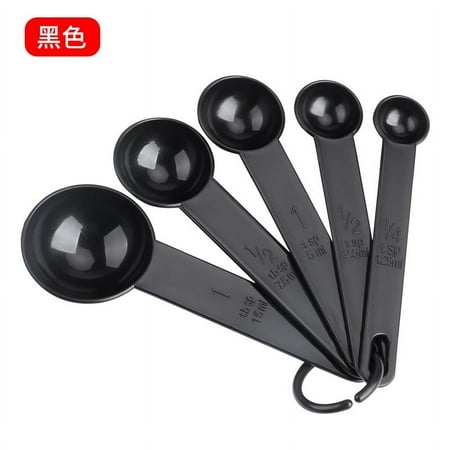 

5Pcs Kitchen Measuring Spoon Teaspoon Coffee Sugar Cups with Scale Tools Dropship Scoop Baking Cooking