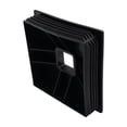 thumbnail image 2 of Camper Trailer RV 2 Pack Bumper Cover Drain Pipe Cover Strong 4 Inch Square Bumper Plug, 2 of 6