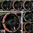 thumbnail image 2 of Sunflower flower Car Steering Wheel Cover Non Slip Stretch-on Fabric, 2 of 6