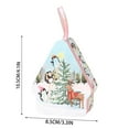 thumbnail image 3 of TIELUTT Themed Portable Candy for Holiday Storage and Giving Reusable Food Container with Handle for Bread Container Home and Kitchen Container Home Clear Containers for Organizing with Lids Chip Con, 3 of 7
