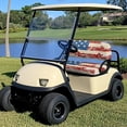 thumbnail image 3 of Aplkyhs American Flag Club Car Seat Covers Washable Heavy Duty Golf Cart Seat Cover Easy to Install Universal Golf Cart Accessories Stylish Golf Cart Back Seat Suitable for All Weather, 3 of 7