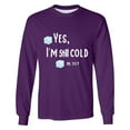 thumbnail image 3 of LEKWK Mens Sweatshirts Crewneck Relaxed Fit Long Sleeve Sweatshirts Long Sleeve Shirts Funny Ice Graphic Comfortable Warm Shirts Casual, 3 of 4