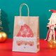 thumbnail image 1 of Bolsas de regalo de papel Kraft para Navidad, 5 piezas, decoraciones para el hogar, adornos navideños, Año Nuevo 2023, 1 of 4