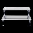 thumbnail image 1 of Acrylic Display Stand Riser for Jewelry Models Toys risers peanuts Storage, Stand (Color : 2 Tiers Widh 27x10cm, 1 of 8