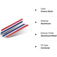 thumbnail image 3 of HSHDLDF Car Styling 3D Aluminum Epoxy National Flag Logo Emblem Sticker Metal Decal Badge Auto Exterior Accessory (France Silver), 3 of 3