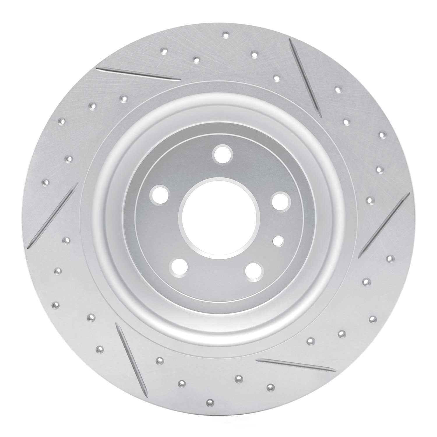 Dynamic Friction Company 830-54072L DFC Geoperformance Rotor - Drilled and Slotted