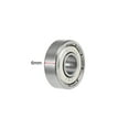 thumbnail image 3 of 607ZZ Deep Groove Ball Bearings Z2 7x19x6mm Double Shielded Chrome Steel 5 Pcs, 3 of 4