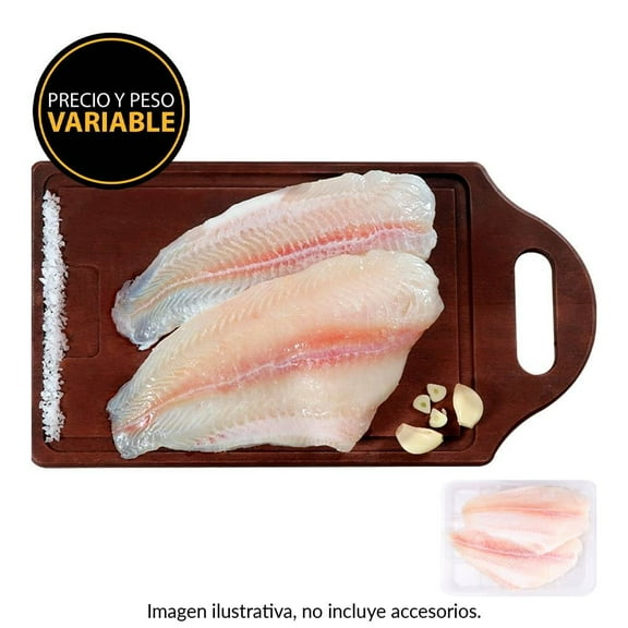 Filete basa oriental rojo por kg  peso aprox por charola 800 a 900 g