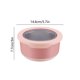 thumbnail image 3 of Cuenco De Acero Inoxidable Recipientes herméticos de acero inoxidable de 1 pieza con tapa, apilables, para preparar comidas, aptos para frigorífico y congelador (rosa, 720 ml) Rkxzt, 3 of 8