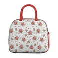 thumbnail image 2 of Lunch Bag Lunch Box for Women Reusable Insulated Lunch Cooler Bags,Large Capacity for Work Travel Picnic,Water-Resistant Pioneer Colorful Floral Lunch Tote Bag Gifts for Woman Mom Red, 2 of 6