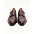 thumbnail image 5 of Ariston Mens Burgundy Single Monk Strap Leather Dress Shoes, 5 of 5