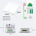 thumbnail image 2 of Wireless Light Switch, 10A Relay Receiver Controller, Easy Installation, for Lighting up to 1500W, 2 of 5