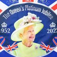 thumbnail image 2 of Btafrte 2022 70.º aniversario Reina Isabel 90*150 cm Isabel II, 2 of 8