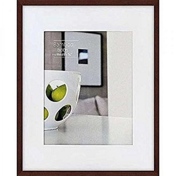 Nielsen Bainbridge EcoCare Frame - 8" x 10" x 1/2", Mocha Bamboo