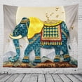thumbnail image 1 of Tapiz de microtela Animal Tiger de fibra de 150 x 130 cm para habitación, 1 of 1
