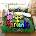 thumbnail image 1 of Sprunki Ensemble de Literie Simple Simple Double Grand Très Grand Ensemble de lit Adulte Enfant Chambre Ensembles de Housse de Couette Sprunki parure de lit lit Draps de lit, 1 of 5