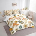 thumbnail image 3 of jejeloiu Cartoon Flowers Floral 7-Piece Bedding Comforter Set,Colorful 3D Mushroom King Bedding Sets,Fungus Botanical Bed Sheets For Girls Teens,Ultra Soft Home Decor Reversible, 3 of 8